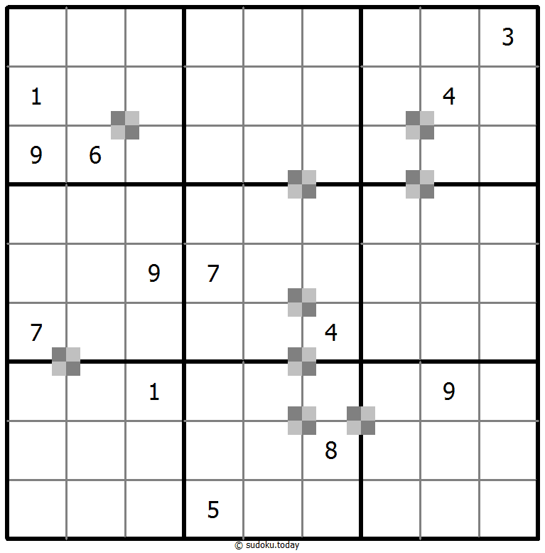 Sudoku pastel bicolor #64860