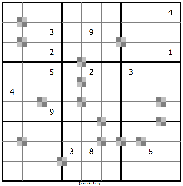 Sudoku pastel bicolor #64864