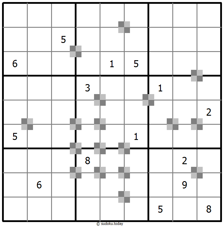 Sudoku pastel bicolor