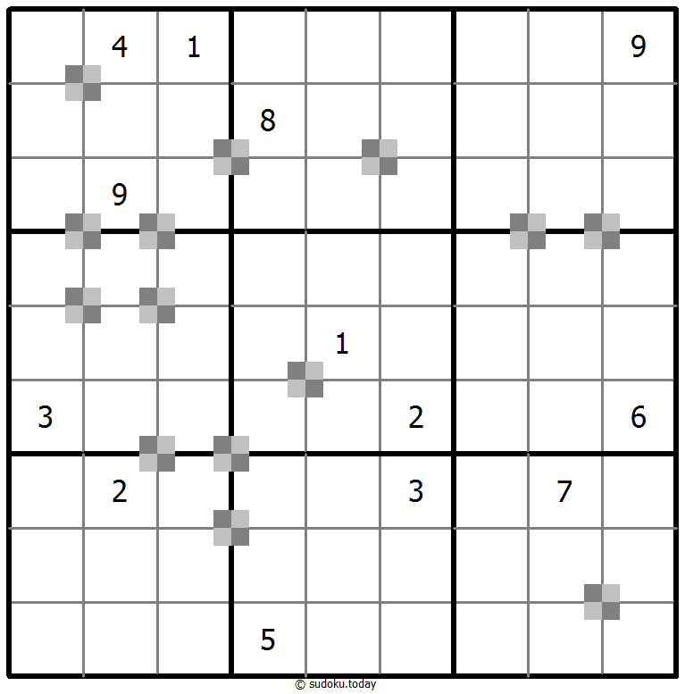 Sudoku pastel bicolor #64866