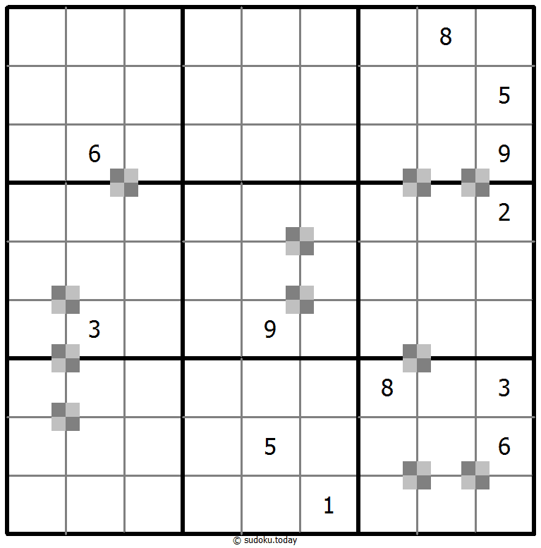 Sudoku pastel bicolor #64869