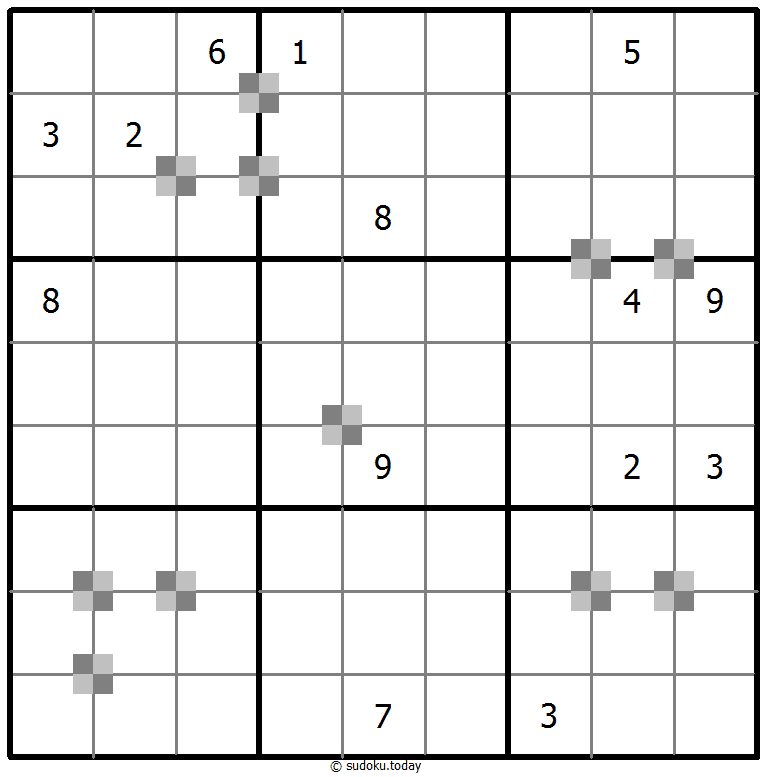 Sudoku pastel bicolor #64874