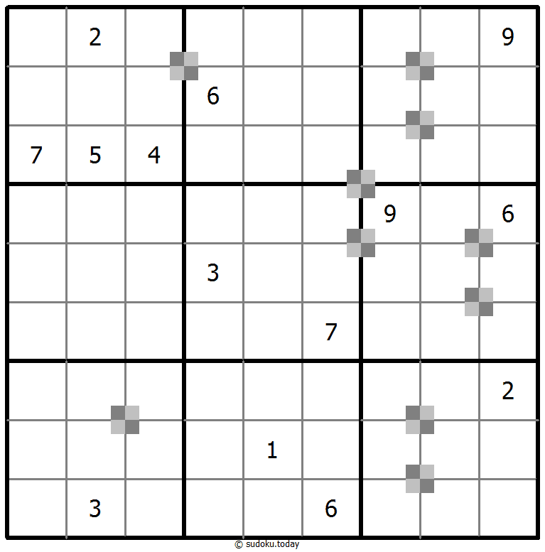 Sudoku pastel bicolor #64882