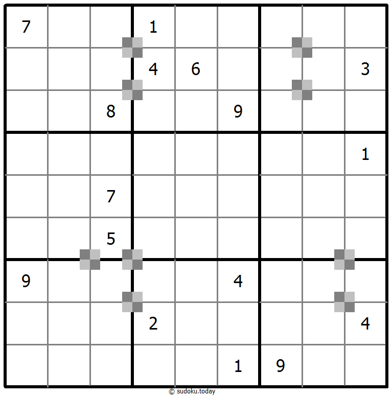 Sudoku pastel bicolor #64884