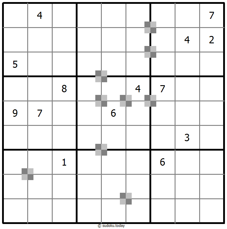 Sudoku pastel bicolor #64885