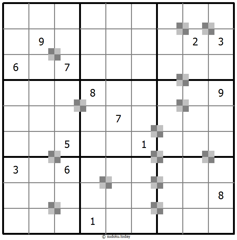 Sudoku pastel bicolor #64890