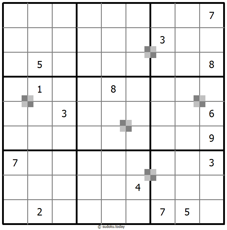 Sudoku pastel bicolor #64892
