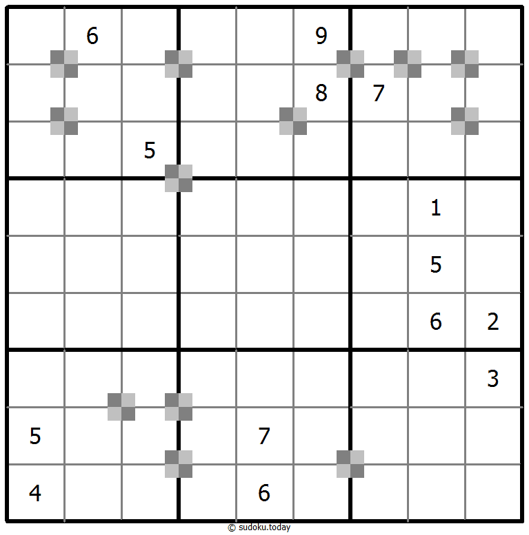 Sudoku pastel bicolor #64893