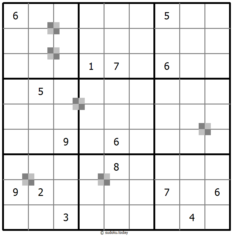 Sudoku pastel bicolor #64895