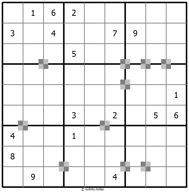 Sudoku pastel bicolor #64897