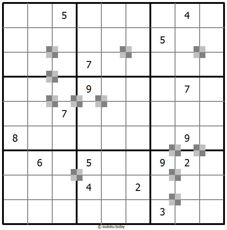 Sudoku pastel bicolor #64899