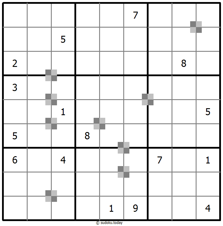 Sudoku pastel bicolor