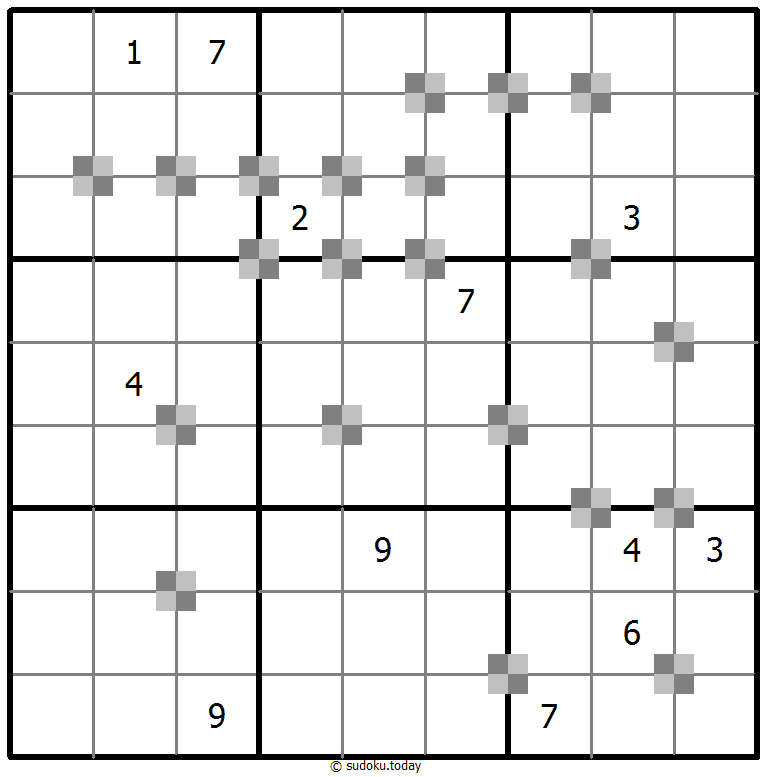 Sudoku pastel bicolor #64904