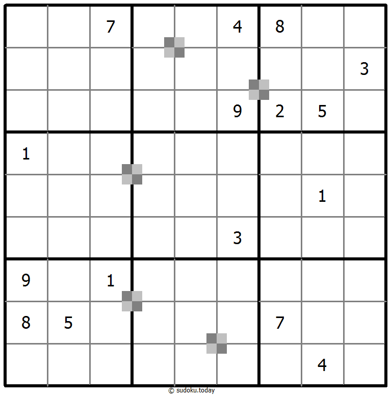 Sudoku pastel bicolor #64905
