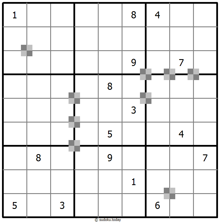 Sudoku pastel bicolor