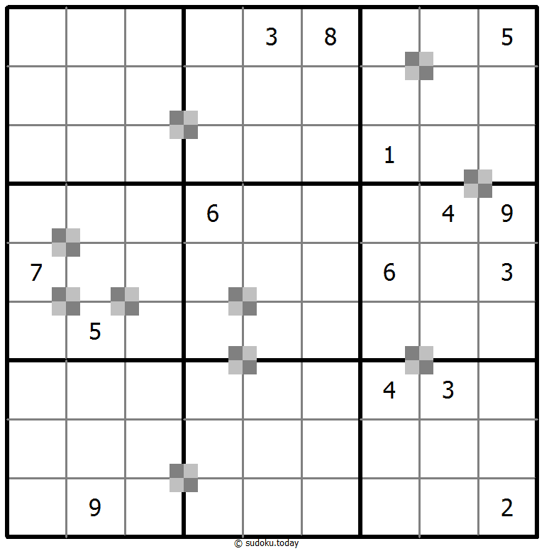 Sudoku pastel bicolor #64910