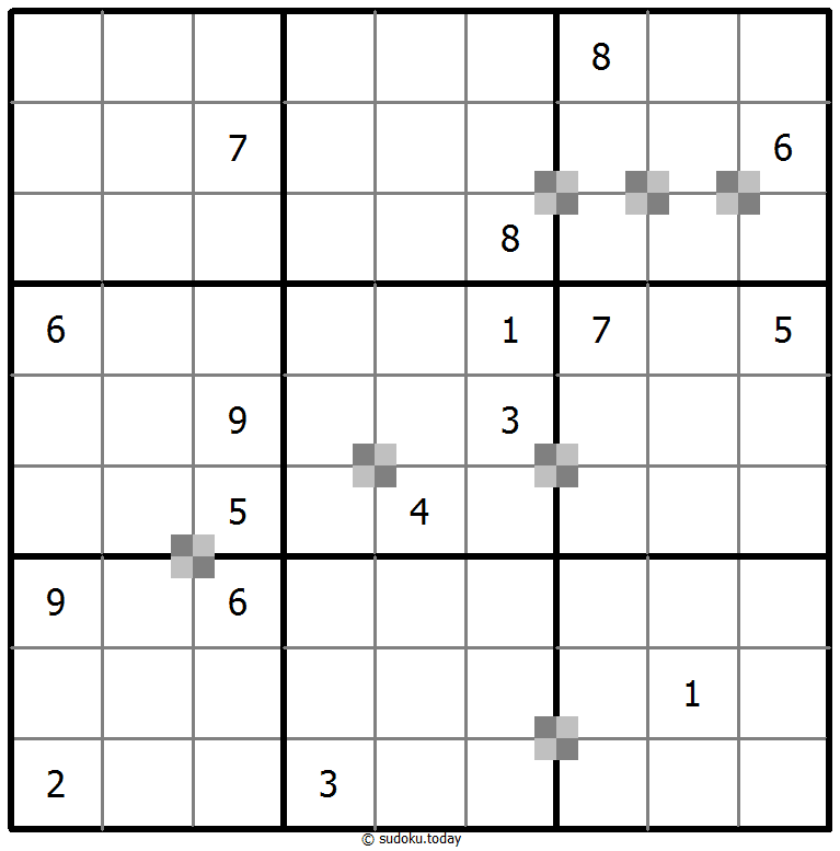 Sudoku pastel bicolor #64911