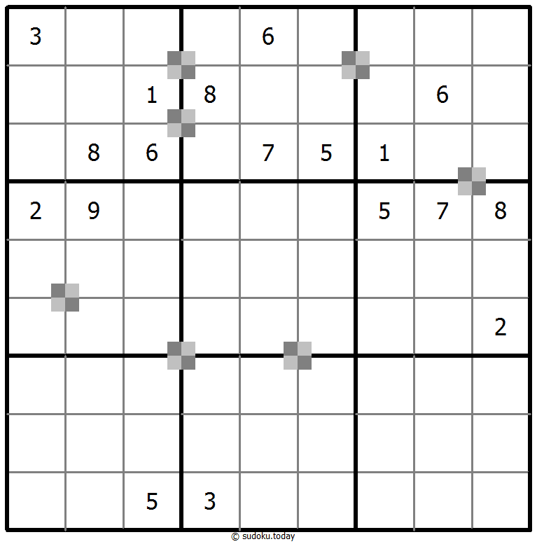 Sudoku pastel bicolor #64913