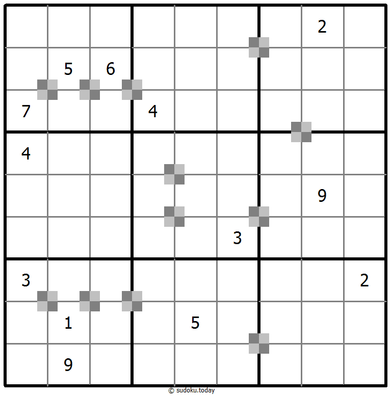 Sudoku pastel bicolor #64914