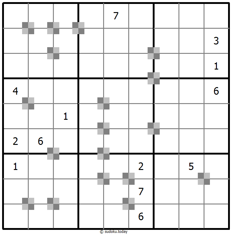 Sudoku pastel bicolor #64918