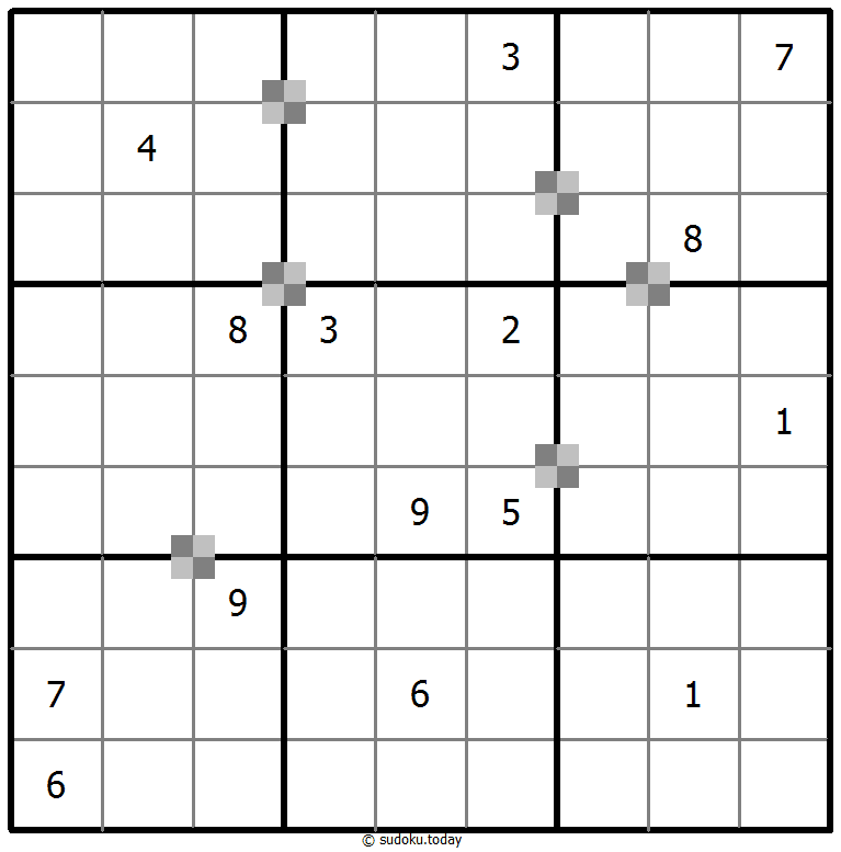 Sudoku pastel bicolor #64921