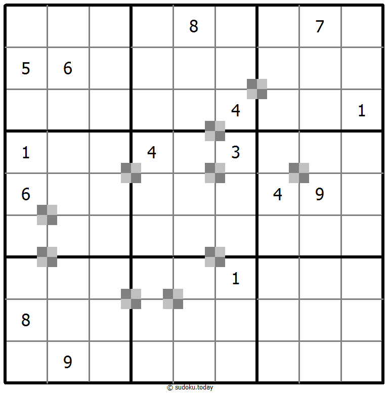 Sudoku pastel bicolor