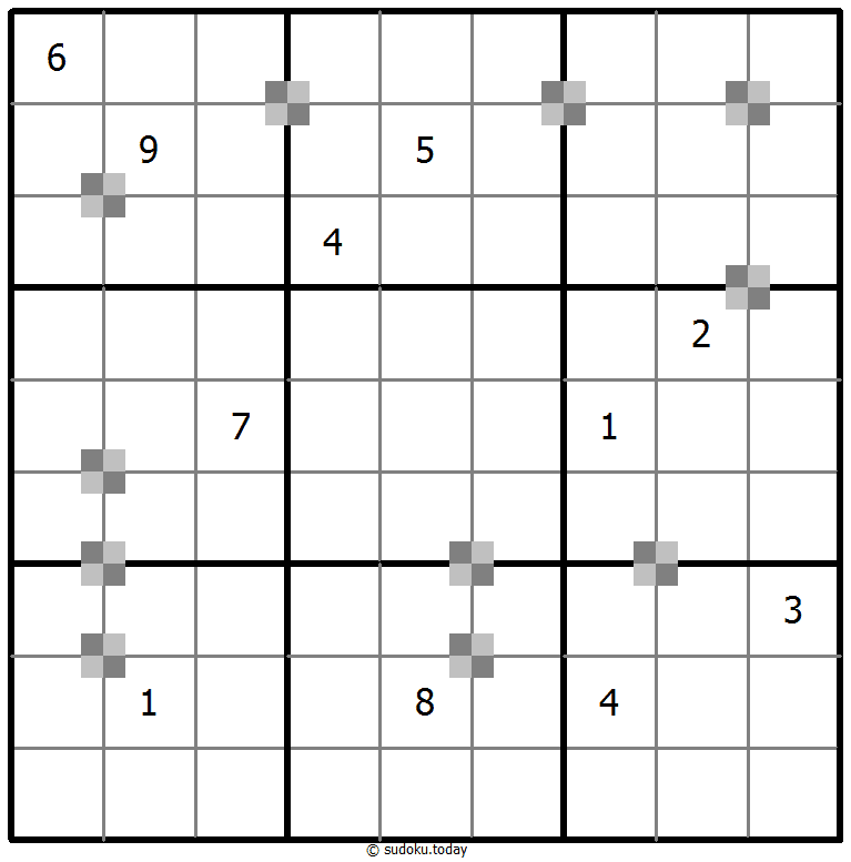 Sudoku pastel bicolor #64933