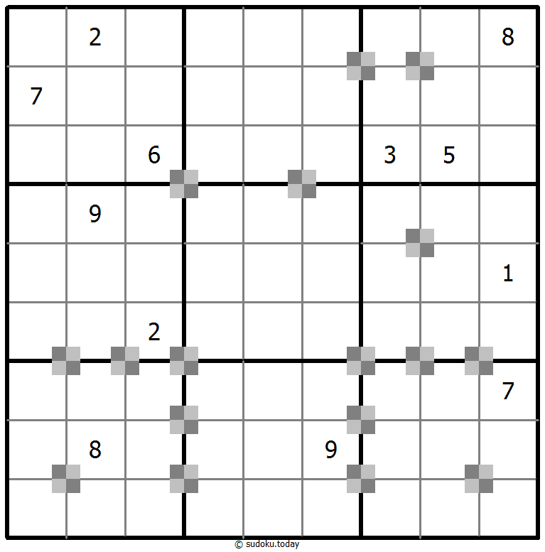 Sudoku pastel bicolor #64935