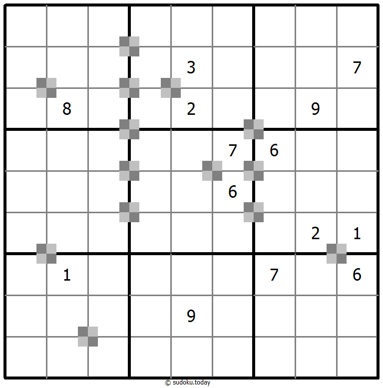 Sudoku pastel bicolor #64939