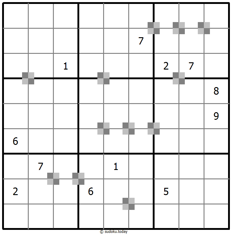 Sudoku pastel bicolor #64942