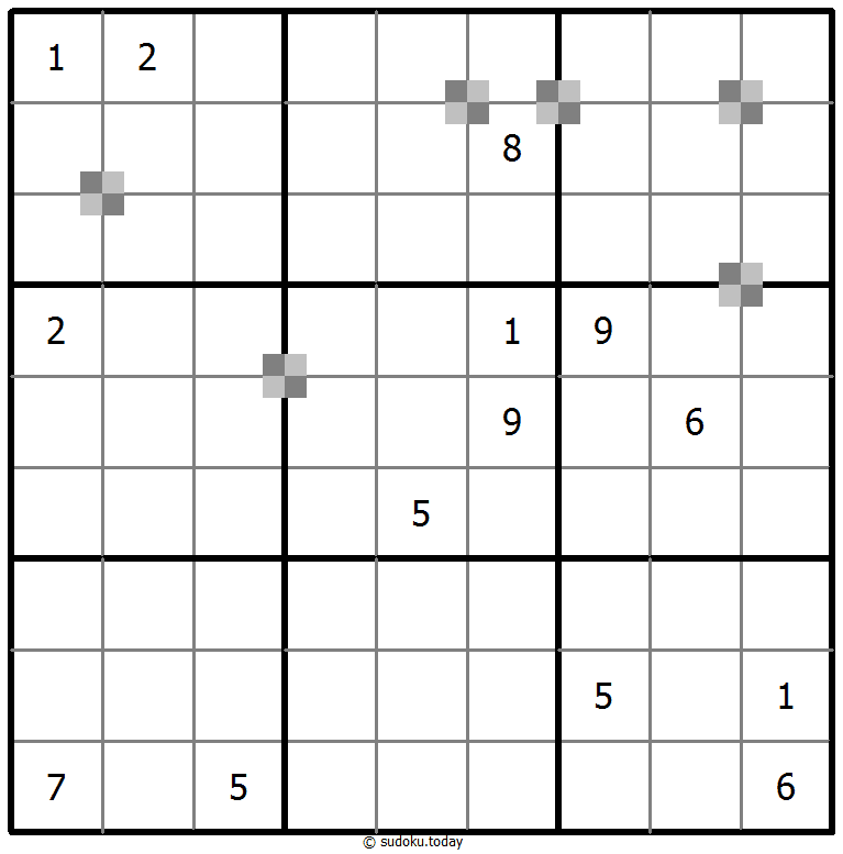 Sudoku pastel bicolor #64944