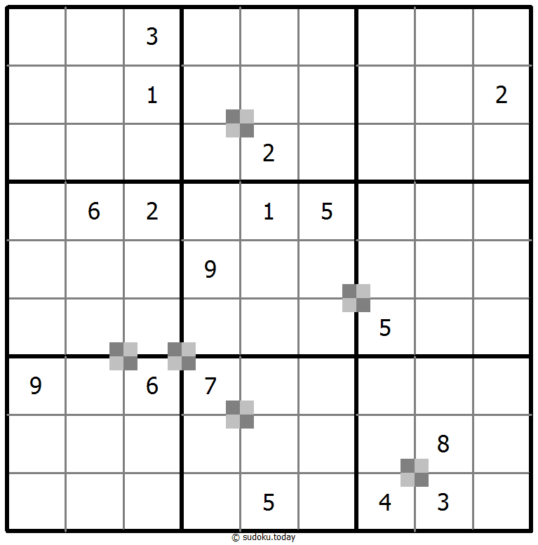 Sudoku pastel bicolor #64946
