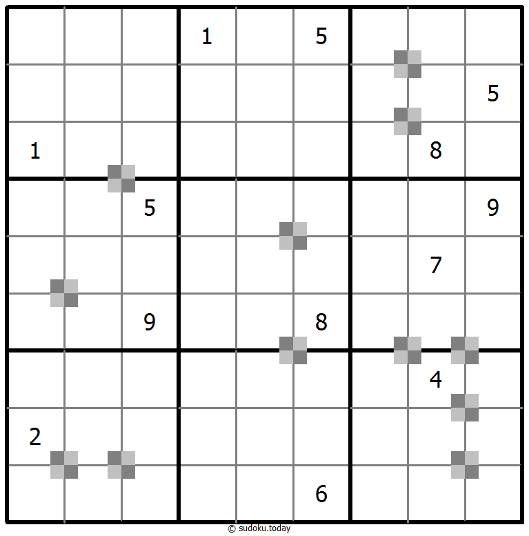 Sudoku pastel bicolor #64947