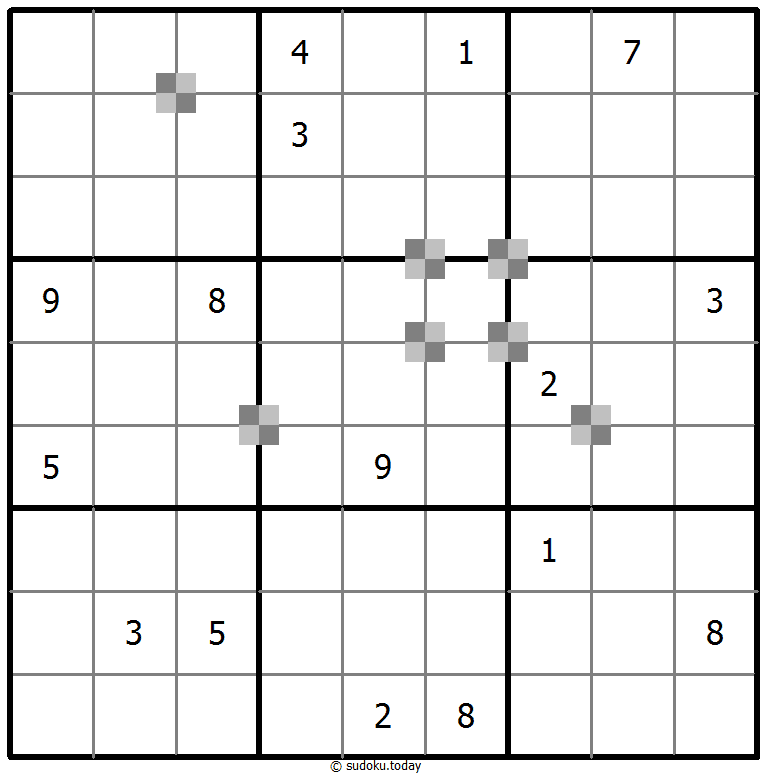 Sudoku pastel bicolor #64951