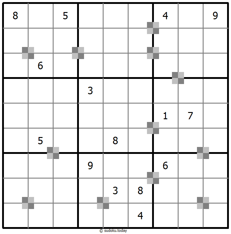 Sudoku pastel bicolor #64952