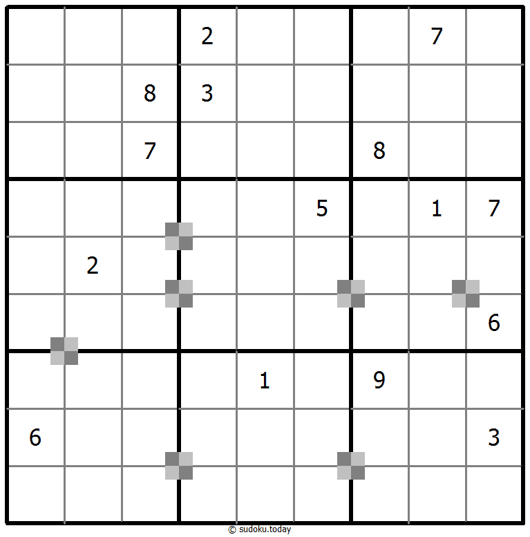 Sudoku pastel bicolor #64954