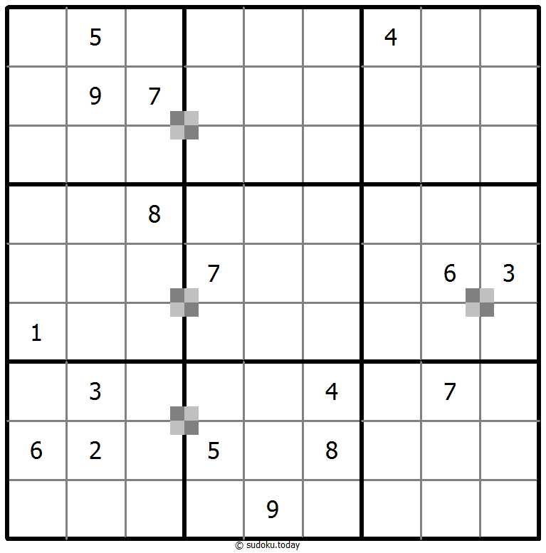 Sudoku pastel bicolor #64963