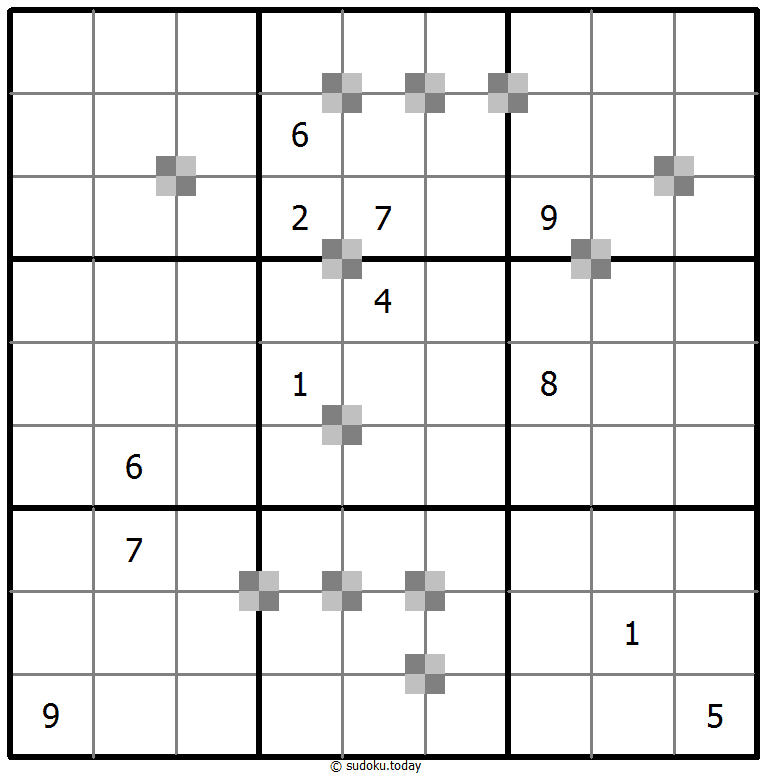 Sudoku pastel bicolor #64969