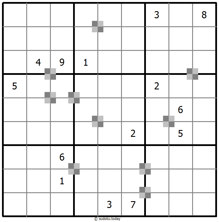 Sudoku pastel bicolor #64970