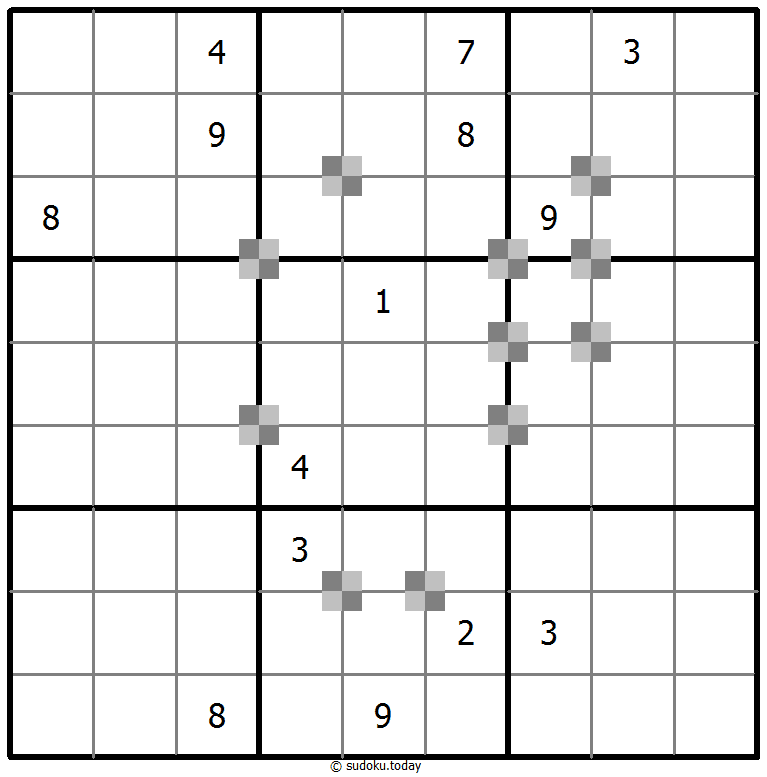 Sudoku pastel bicolor #64981