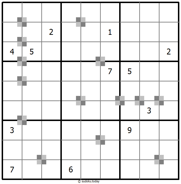 Sudoku pastel bicolor #64984