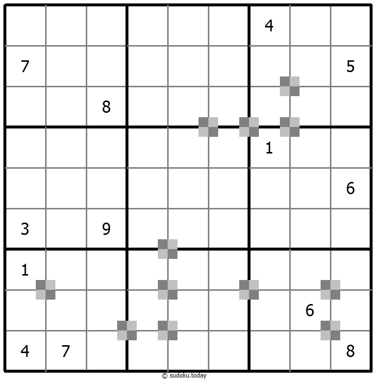 Sudoku pastel bicolor #64985