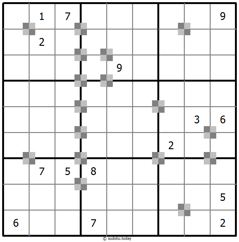 Sudoku pastel bicolor #64992