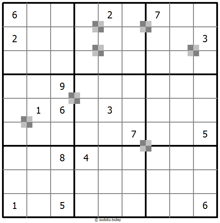 Sudoku pastel bicolor