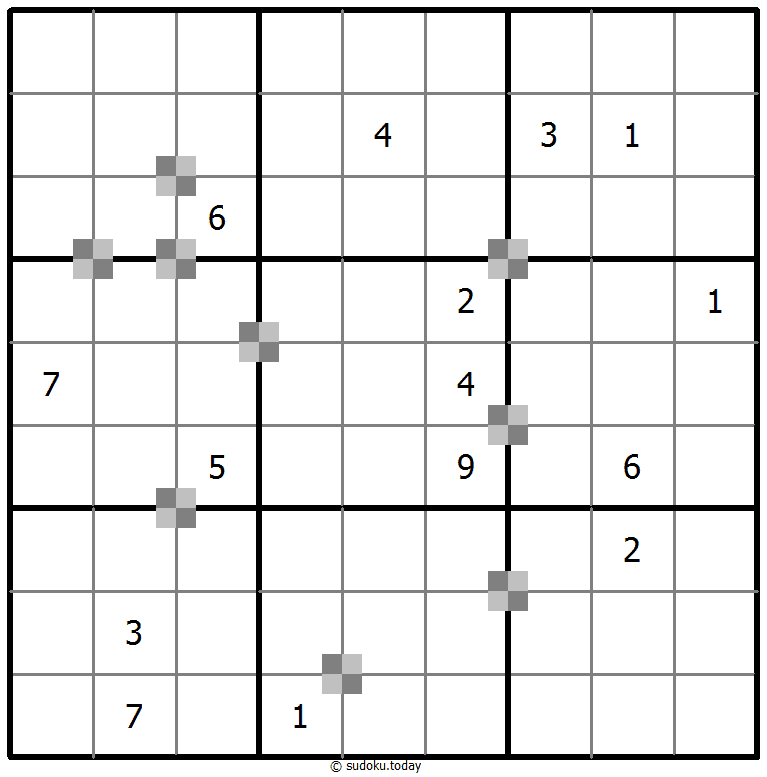 Sudoku pastel bicolor