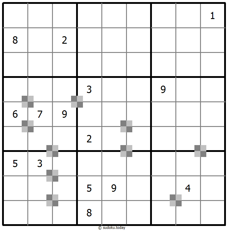 Sudoku pastel bicolor