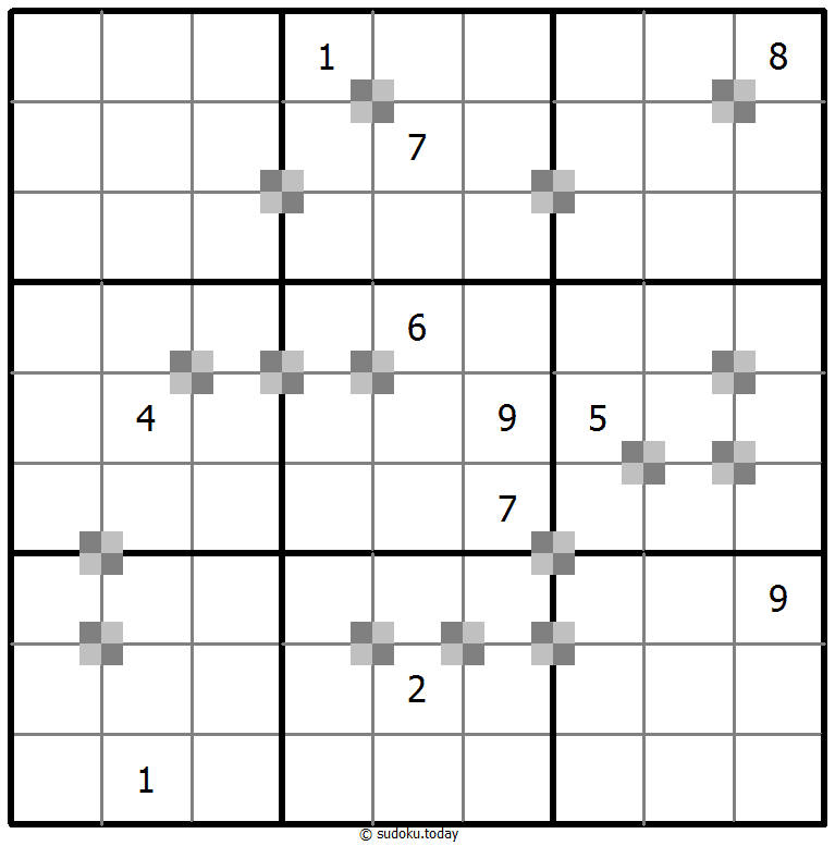 Sudoku pastel bicolor