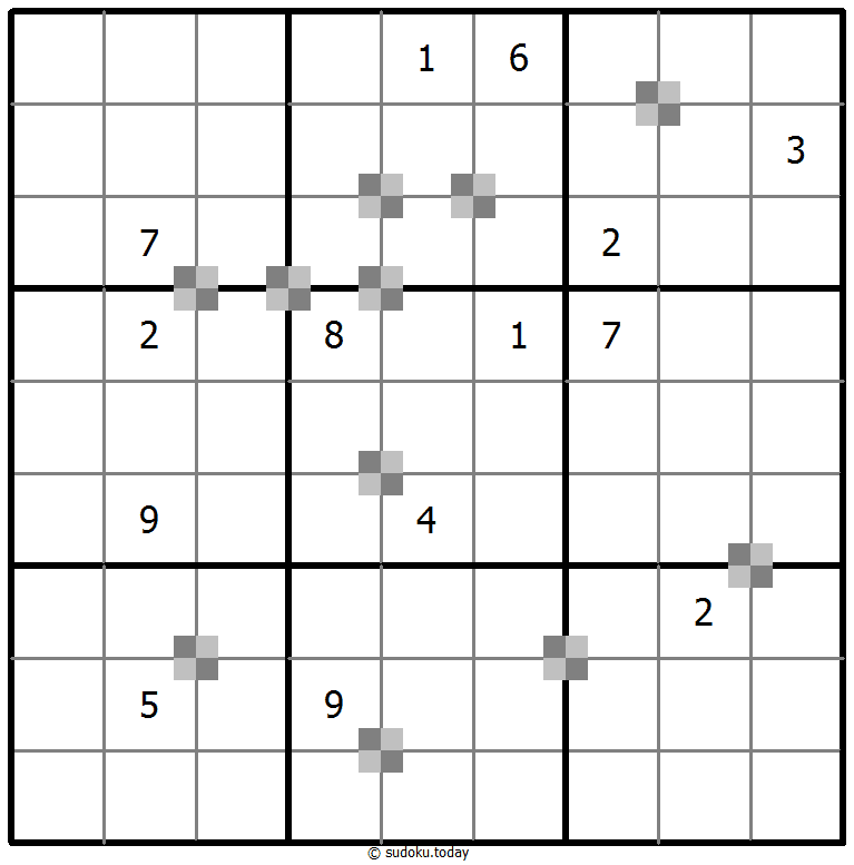 Sudoku pastel bicolor #65062