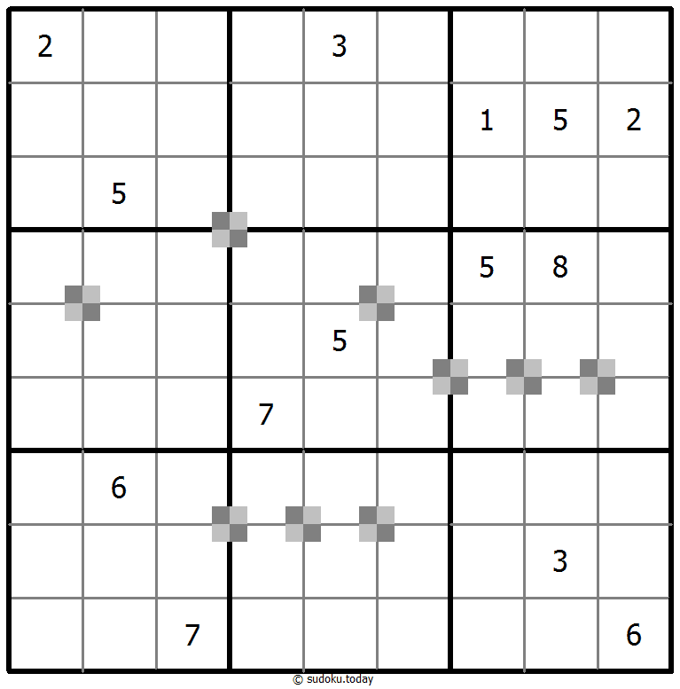 Sudoku pastel bicolor