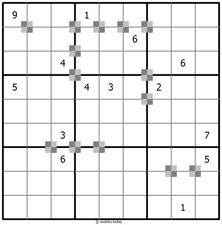 Sudoku pastel bicolor